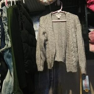 Cat & Jack Silver Girls 5T Sweater